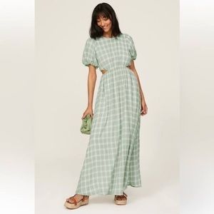 SHOW ME YOUR MUMU WOMEN'S ELOISE PLAID MAXI DRESS